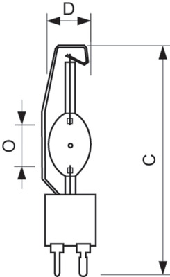 Philips Lighting Entladungslampe HO MHN-SE 2000W 956GX22