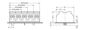 WAGO GmbH & Co. KG 4-Leiter-Geräteanschlussk. mit PE-Kontakt 862-9593