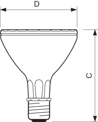 Philips Lighting Halogenmetalldampflampe 70W 930PAR30L 40D CDM-R Elite#24190400
