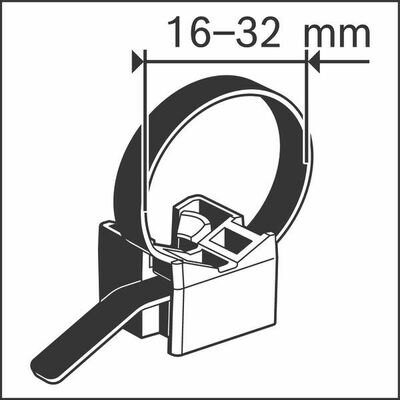 Bosch Power Tools PRO EPC Kabelbinder Durchmesser 16-32 mm 1600A032GG(VE100)