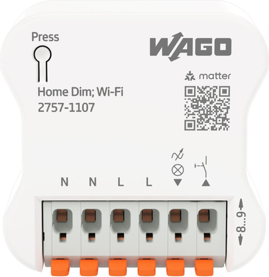 WAGO GmbH & Co. KG Elektronischer Dimmer 1DI/1AO,Wi-Fi,weiß 2757-1107