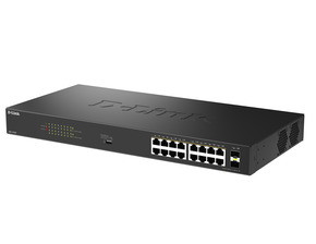 DLink Deutschland 18-P.-Gigabit-PoE+-Switch o. Verwa.m.2x SFP-P. DGS-1018P/E