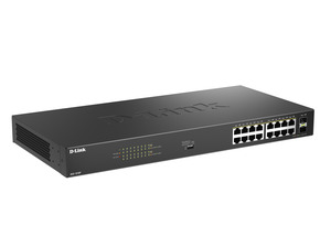DLink Deutschland 18-P.-Gigabit-PoE+-Switch o. Verwa.m.2x SFP-P. DGS-1018P/E
