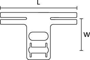 HellermannTyton Halteclip schwarz BC2212-PA6#151-00017