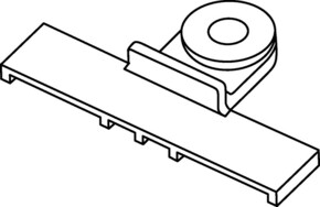 HellermannTyton Halteclip schwarz BC-SCR6-PA#156-00390