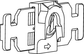 HellermannTyton Befestigungssockel Bolzen, schwarz, 200 SFSFTP Set#156-02425