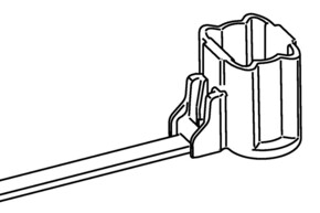 HellermannTyton Befestigungsbinder 160x47 mm, Schweißbolzenauf T50SOSSB6H#155-46302