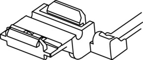 HellermannTyton Befestigungsbinder 1-teilig mit Drahtcl T50SOSWA4.#148-00092
