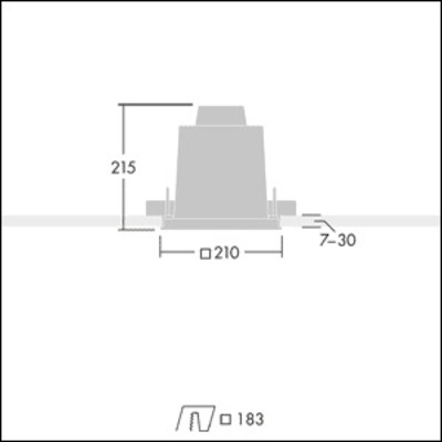 Thorn LED-Deckenleuchte 930 AXYL OPERA #96801044