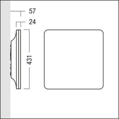 Zumtobel Group LED-Wandleuchte 930 CAELA QLA #60819083