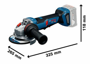 Bosch Power Tools Winkelschleifer (Akku) GWS18V-11PS(solo/ C) 06019N4300