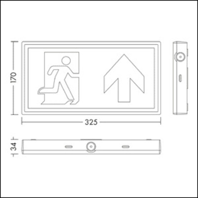 THORNeco Wandleuchte KIRA E3/E3T LIFEPO4