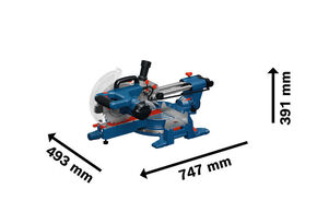 Bosch Power Tools Kapp- und Gehrungssäge GCM305-216S (C) 0601B61000