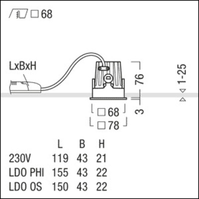 Zumtobel Group LED-Einbauleuchte 930 PANOS R Q6 #62928117