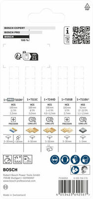 Bosch Power Tools Stichsägeblatt Set Multi Material,5St 2607012075