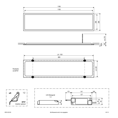 EVN Lichttechnik LED-Panel BPDU120125