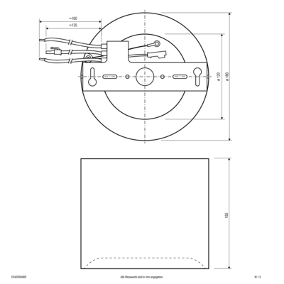 EVN Lichttechnik Anbaugehäuse E542009ABR