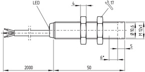 Schmersal Sensor induktiv IFL 2-12-10P
