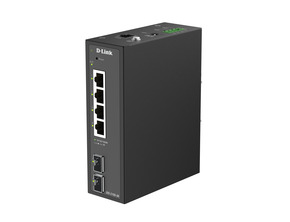 DLink Deutschland 6-Port Gigabit Switch mit 2 x SFP-Ports DIS-210G-06