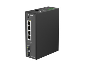 DLink Deutschland 6-Port Gigabit Switch mit 2 x SFP-Ports DIS-210G-06P