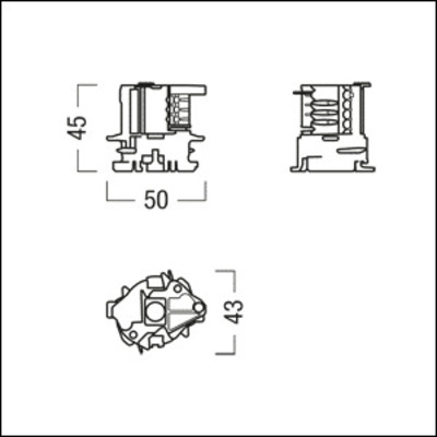 Zumtobel Group Drehabgriff TEC2 CONNE #59012171