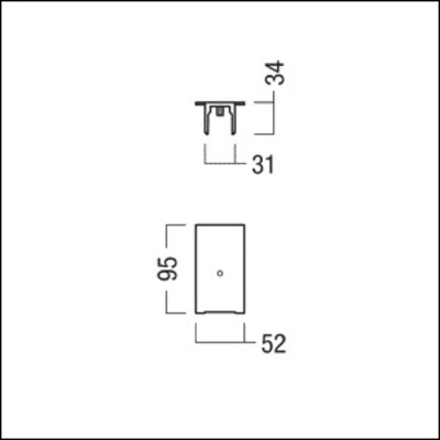 Zumtobel Group Anfangseinspeisung schwarz TRACK ADV #42200568