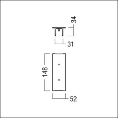 Zumtobel Group Mitteleinspeisung schwarz TRACK ADV #42200570