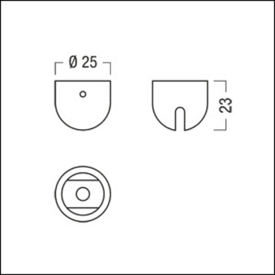 Zumtobel Group Aufhängedom schwarz TRACK BASI #60280107