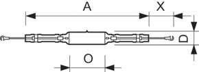 Philips Lighting Entladungslampe X528/Kabel MHN-LA 1000W/956