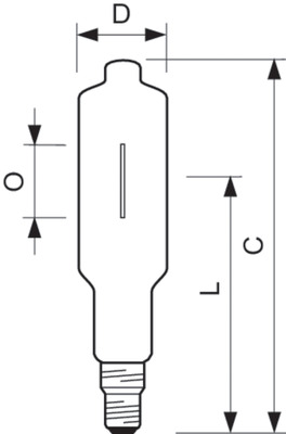 Philips Lighting Entladungslampe (230V) E40 HPI-T 2000W 220V