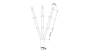 Cellpack Endverschluss CHE-3I/A/12KV/25-95