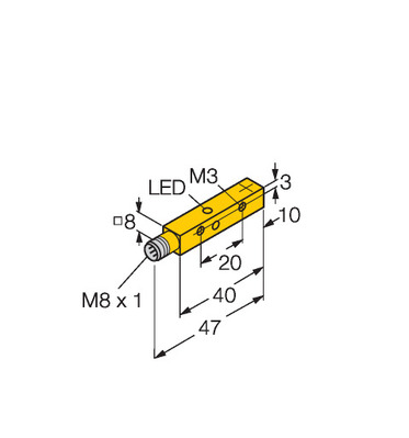 Turck Sensor induktiv Ni4U-Q8SE-AP6X-V1131
