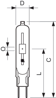 Philips Lighting Entladungslampe 70W 6500lm CDM-TC 70W/830