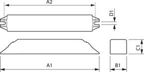 Philips Lighting Vorschaltgerät EVG HF-M BLUE 114 LH