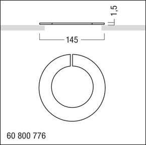 Zumtobel Group Deckenverstärkungsring DVR DA68