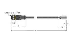 Turck Aktuator- u. Sensorleitung PVC RKC4.5T-5/TEL