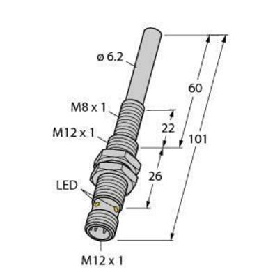 Turck Magnetfeldsensor NIMFE-M12 #1600609