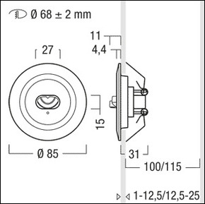 Zumtobel Group Sicherheitsleuchte weiß RESCLITE #42185700