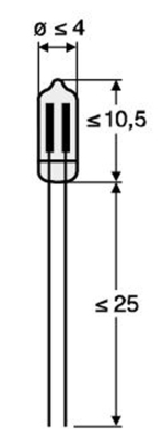 Scharnberger+Hasenbein Miniaturglimmlampe KG 140-10 31001