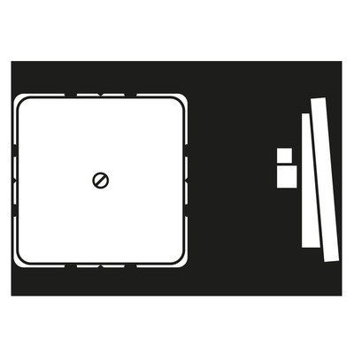 Jung Leitungsauslass pla mit Zugentlastung CD 590 A PT