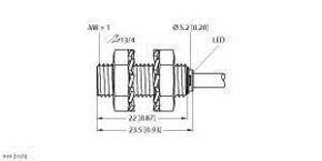 Turck Sensor induktiv BI2-EG08K-AN6X
