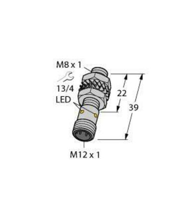 Turck Sensor induktiv BI2-EG08K-VN6X-H1341