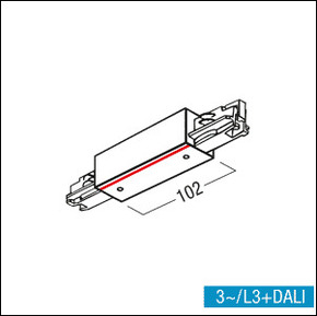 Zumtobel Group Mitteleinspeisung EINSP-M WH L3+DALI #60700232