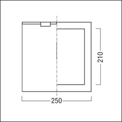 Zumtobel Group Sicherheitszeichenleuchte CUBESIGN210PMSCE1D