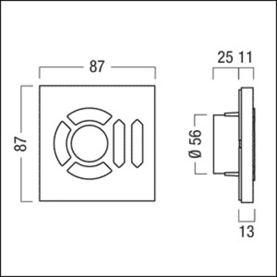 Zumtobel Group Bediengerät anthr f. Lichtsteuerung LM-CCB 1/2/3 Li/Be
