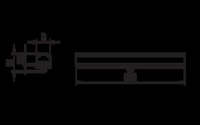 Ridi-Leuchten Lichtbandmodul Notlicht VLMF- #1520198SW379