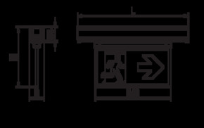 Ridi-Leuchten Rettungszeichen-Modul VLMF-HW-C 500-11 ED