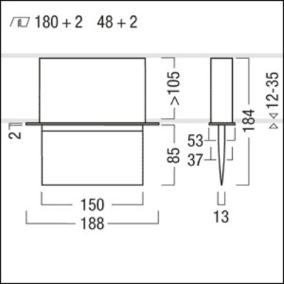 Zumtobel Group LED-Rettungszeichenleuchte ARTSIGN 75 #42185919