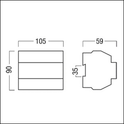 Zumtobel Group Relais-Ausgang DALI Schaltschrank ED-4RUKS