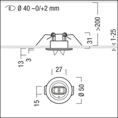 Zumtobel Group LED-Sicherheitsleuchte RESCLITE P #42930001
